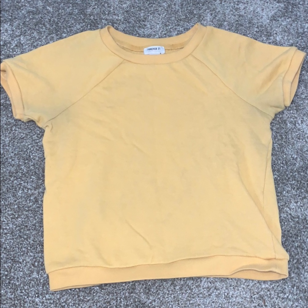 Yellow Crop Top
